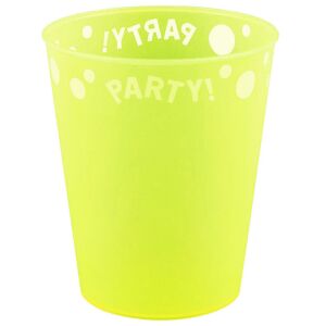 Yellow Fluorescent, Sárga micro prémium műanyag pohár 250 ml 136322076 - Műanyag pohár