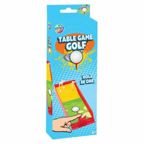Moxy Table Game Golf mini társasjáték csomagolása. Szórakoztató beltéri golfjáték gyerekeknek és felnőtteknek. - Társasjáték