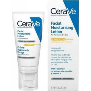 CeraVe Facial Moisturising Lotion SPF 50 - 52ml, Normál/Száraz Bőrre