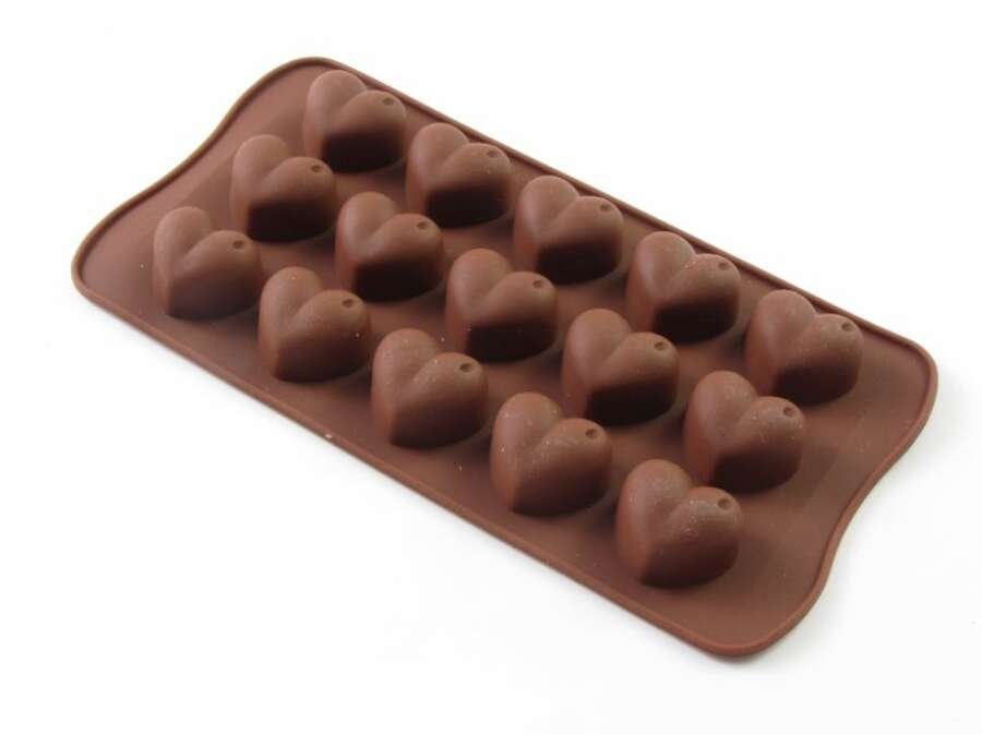 Enger csokiforma készítő szilikonos szív