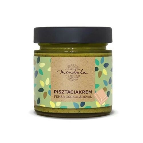 Mindula Fehércsokis Pisztáciakrém, 180g üveg - Magkrém