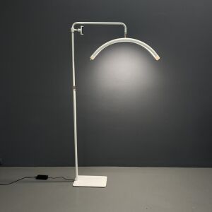 Lampa profesionala semiluna cu LED-uri, Putere 50W, 3600LM, 320 de LED-uri, inaltime reglabila, Alb 136347995 - Lămpi de podea