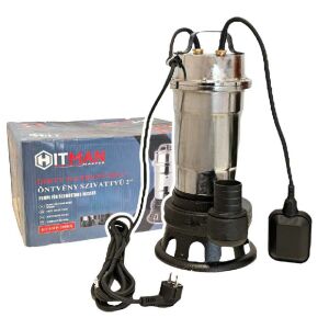 Pompă submersibilă de înaltă performanță pentru ape uzate Hitman SWP-3950iX cu tocător – 3950W, pompă de canalizare cu plutitor 136348276 - Irigare
