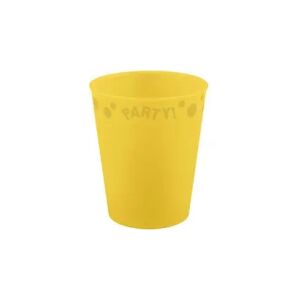 Sárga Yellow micro prémium műanyag pohár 250 ml 136348359 - Műanyag pohár
