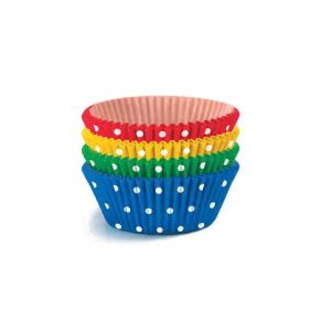 Színes Dots mini muffin papír 40 db-os 136348376 - Muffin papír
