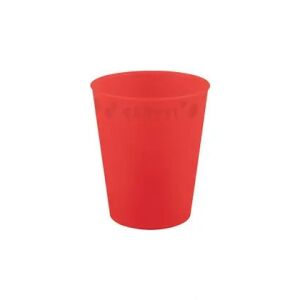 Piros Bright red micro prémium műanyag pohár 250 ml 136348383 - Műanyag pohár