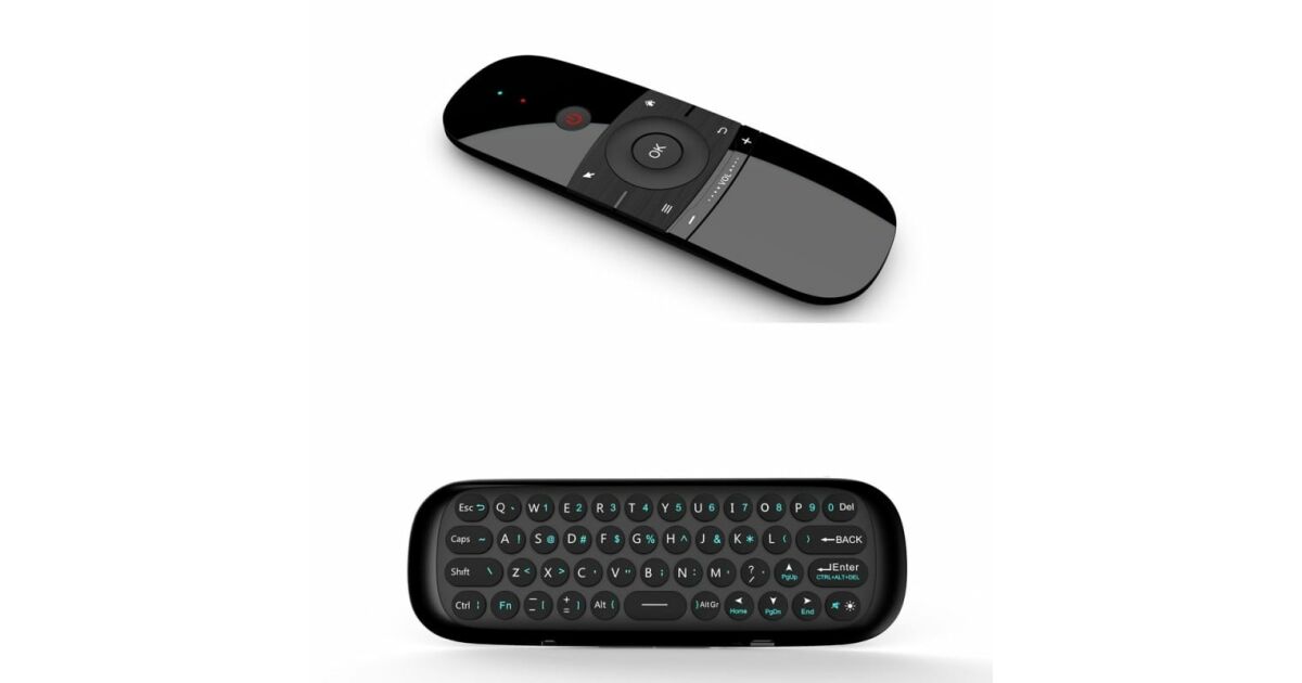 4-in-1 Airmouse Techstar® W1 Wireless Remote Control, Keyboard ...