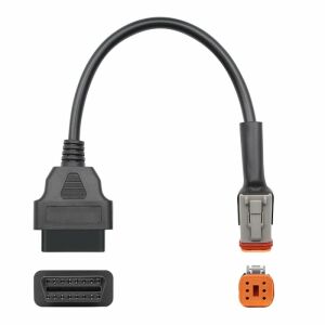 Cablu adaptor Techstar OBD2 cu conectori cu 6 pini și 16 pini pentru diagnosticarea motocicletelor Harley Davidson - Accesorii pentru instrumente de diagnosticare a vehiculelor
