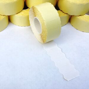 Etichete de Pret Albe 26 x 16 mm, 1000 buc / Rola, pentru Marcator pe un rand, colturi rotunjite 136355805 - Benzi pentru aparate de etichetat