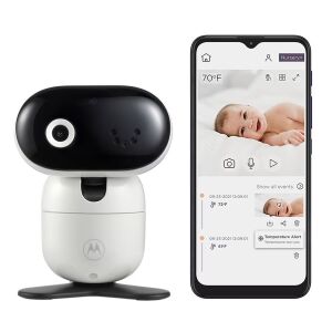 Motorola PIP1010 WiFi бебефон с приложение за смартфон, показващо бебе - Бебе & Малко дете