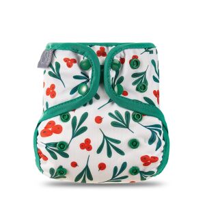 Elinfant újszülött mosható pelenka külső, holly mintával - Mosható pelenka