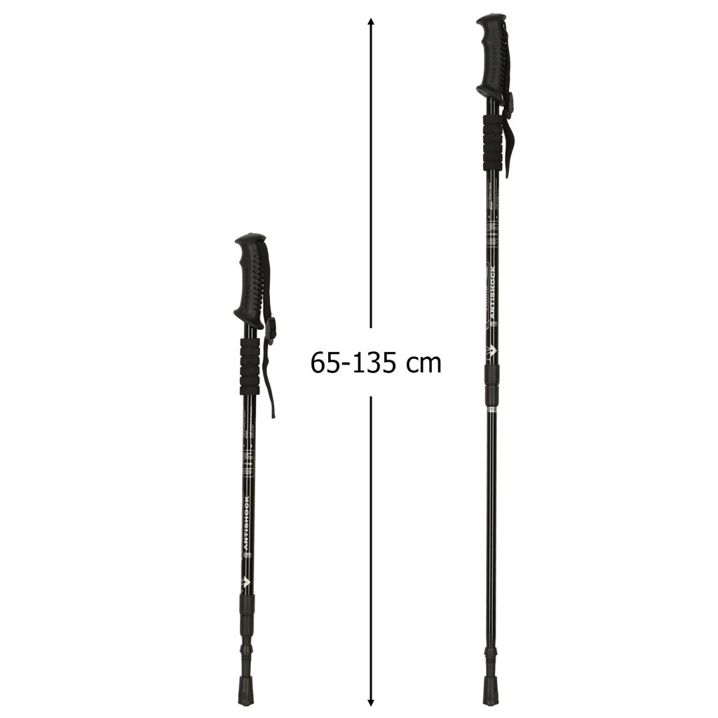 Nordic walking botok összecsukható 2 db fekete