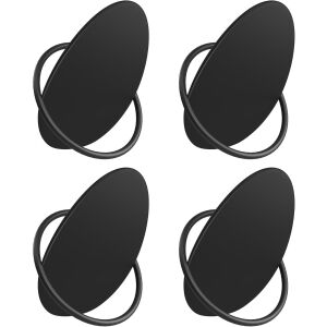 SONGMICS HOME Tojás Dizájn Acél Fali Akasztó Szett Fekete