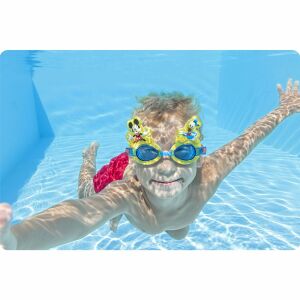 Dieťa pláva pod vodou s plaveckými okuliarmi Bestway Mickey Mouse - Plávanie