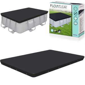 Bestway 58442 téglalap alakú medencefedél 282 x 196 cm-es medencékhez - Medence kiegészítő