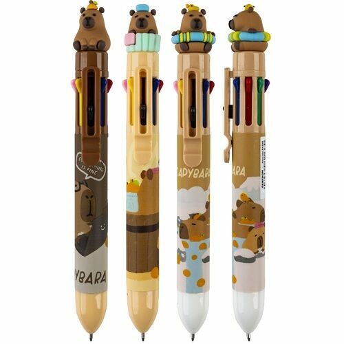Capybara 8 színű golyóstoll többféle 1db 0,5mm 175653837 - Toll