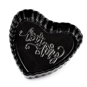 MODERN LIFE Szív alakú porcelán forma 20x19x4 cm