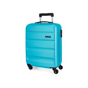 ROLL ROAD Flex Azul Claro világoskék ABS kézipoggyász bőrönd kerekekkel és teleszkópos fogantyúval - Öltözködés kiegészítő