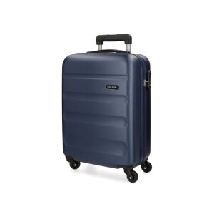 ROLL ROAD Flex Navy Blue kabin bőrönd, 55x38x20cm, ferde nézet - Öltözködés kiegészítő