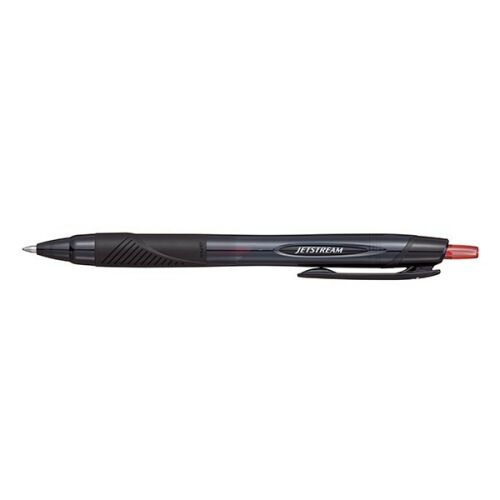 Golyóstoll, 0,35 mm, nyomógombos, fekete tolltest, UNI "SXN-157S Jetstream Sport Eco", piros 146512853 - Uni