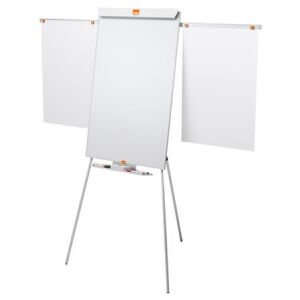 Flipchart tábla, mágneses felület, 2 db segédkarral, NOBO "Essentials", fehér 136385451 - Nobo