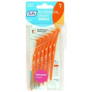 Szczoteczki do przestrzeni międzyzębowych Tepe Pomarańczowy (6 Części) 136389638 - Szczoteczka do zębów