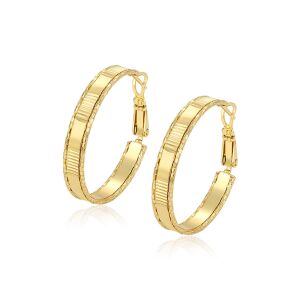 Arany tónusú Emporia Ötvözetű Fülbevaló, XUP117 136390019 - Divat & Öltözködés