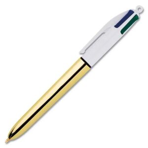 Stift Bic Gold Weiß (12 Stück) 136390057 - Kugelschreiber