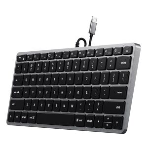 Satechi Slim W1 USB-C Asztroszürke Billentyűzet - US Kiosztás 136393234 - Satechi