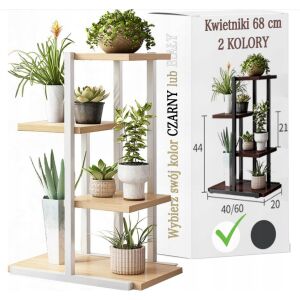 Virágtartó állvány - fehér színben 136395207 - Ramiz