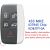 Land Rover Jaguar 5 gombos 433MHz távirányító kulcs PCF7945 chippel és FCCID KOBJTF10A