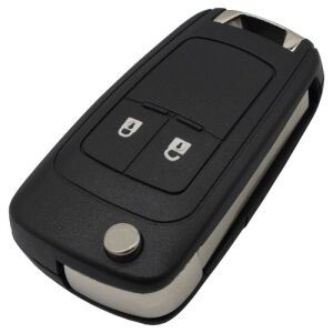 Techstar Opel Chevrolet Vauxhall 2 gombos autókulcs ház - Autókulcs