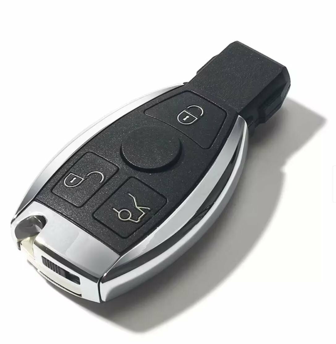 Carcasa cheie auto tip briceag Techstar pentru Mercedes-Benz cu 3 butoane, compatibila cu modele A, B, C, E, S, ML, GLK, Vito, Sprinter