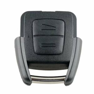 Elölnézet Opel 2 gombos autókulcs távirányító Astra, Zafira, Omega, Vectra, Frontera modellekhez - Autókulcs