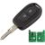 Dacia/Renault 2 gombos autókulcs PCF7961M chippel és pengével