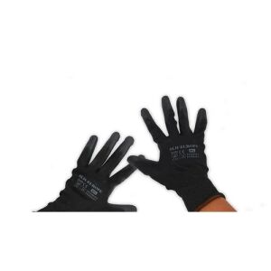 Impregnált mártott tenyerű kesztyű, fekete, 9' 136400369 - Védőfelszerelés