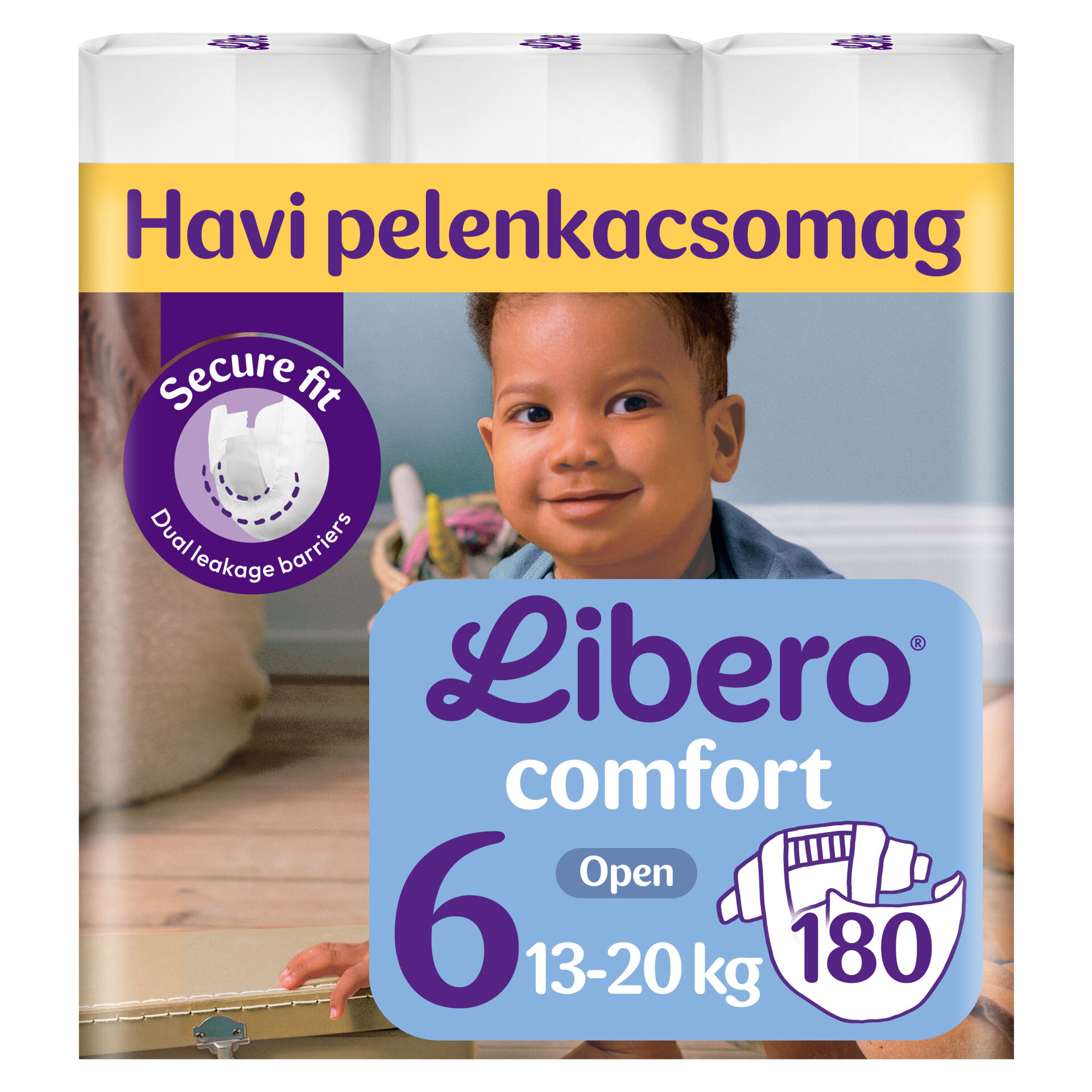 E-shop Libero Comfort Mega Pack balenie plienok 13-20kg Junior 6 (180ks)