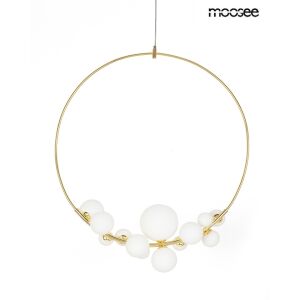 MOOSEE Rocio Arany Függőlámpa Fehér Üveggömbökkel