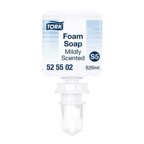 Habszappan, 0,525 l, S5 rendszer, TORK "MIni", enyhén illatosított, átlátszó 136424194