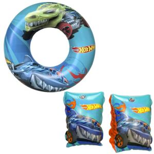 Hot Wheels úszógumi és karúszó szett (Predator) 136425522 - Gyerek úszógumi