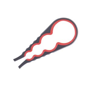 Otwieracz do słoików i pojemników Koopman, 23x9x1,2, plastik, czerwony 136427822 - Otwieracz do szyb