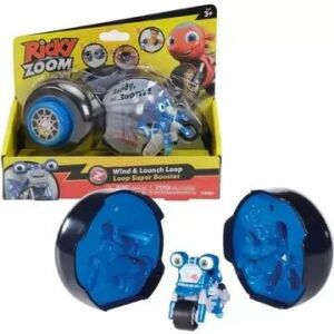 Tomy: Ricky Zoom Wyrzutnia kół z motocyklem - Loop 136428146 - Figura, DIY, Pojazd zdalnie sterowany, Deskorolka elektryczna, Zabawkowy karabin, nabój, Samochód do gier, Autostrada i parking i Figurka bajkowego bohatera