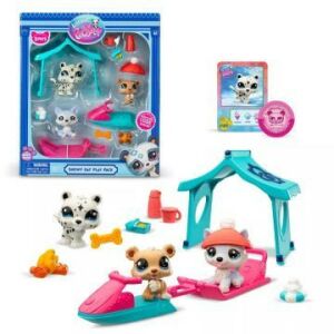 Littlest Pet Shop: Zestaw zimowych figurek, seria 2 - 3 szt. 136428217 - Hasbro Figurka bajkowego bohatera