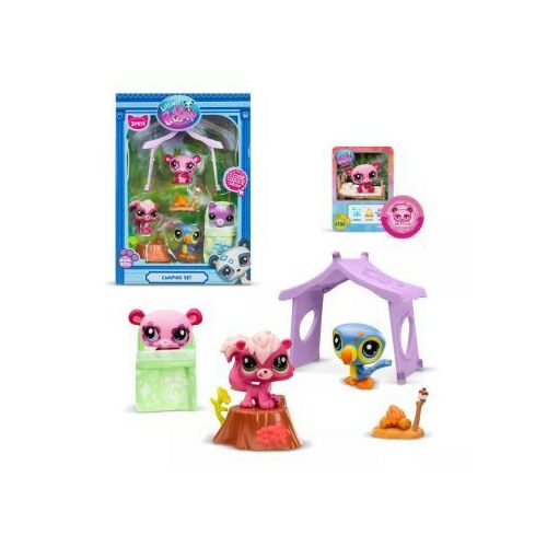 Littlest Pet Shop: Kemping játékfiguraszett, 2. széria - 3 db-os 136428219