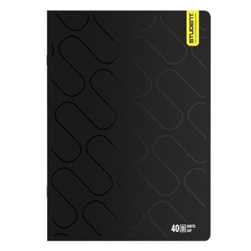 Füzet kockás ICO Student Black Prémium A/4 40 lapos 163453032 - Füzet