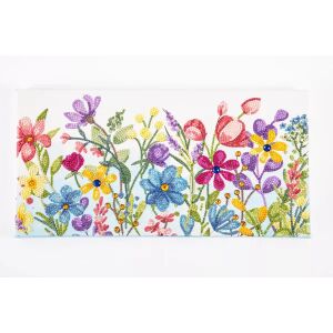 Diamond Dotz: Dotz Box, Wildblumen Diamant-Malset, 20 x 40 cm 143010274 - Diamond Dotz Diamanten-Puzzles