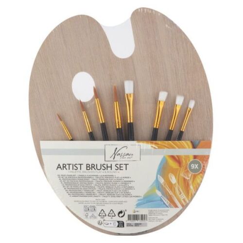 NASSAU fa festőpaletta ecsetekkel 136428813
