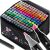 Nukido NK-914 168 Alkoholmarker Set mit Dual-Spitzen