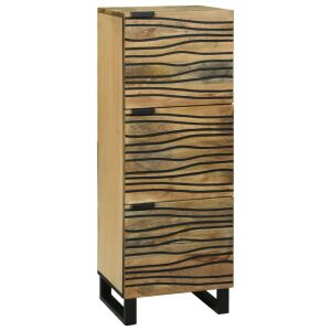 Highboard - 40x33.5x110 cm Tömör Mangófából 136431033 - TV- és médiatároló bútor