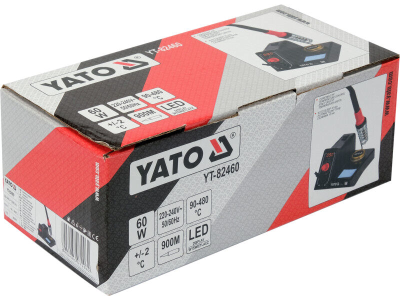 YATO Forrasztó állomás 60W 900M LCD kijelző